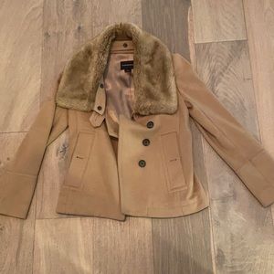 Club Monaco wool camel jacket/coat
